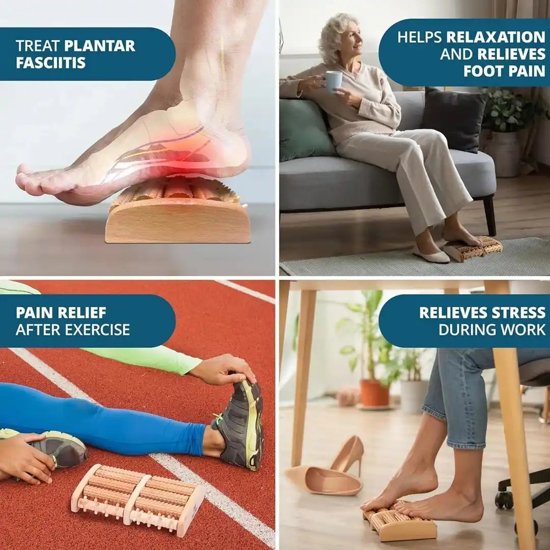 Wooden Foot Massager