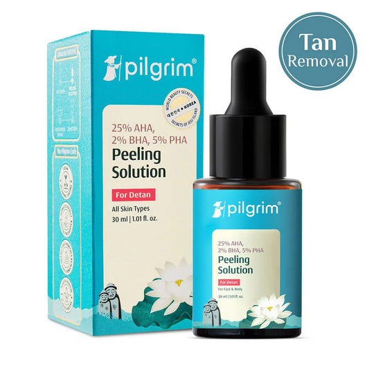 Pilgrim 25% AHA 2% BHA 5% PHA Peeling Solution - part of the Complete Glow Routine Box