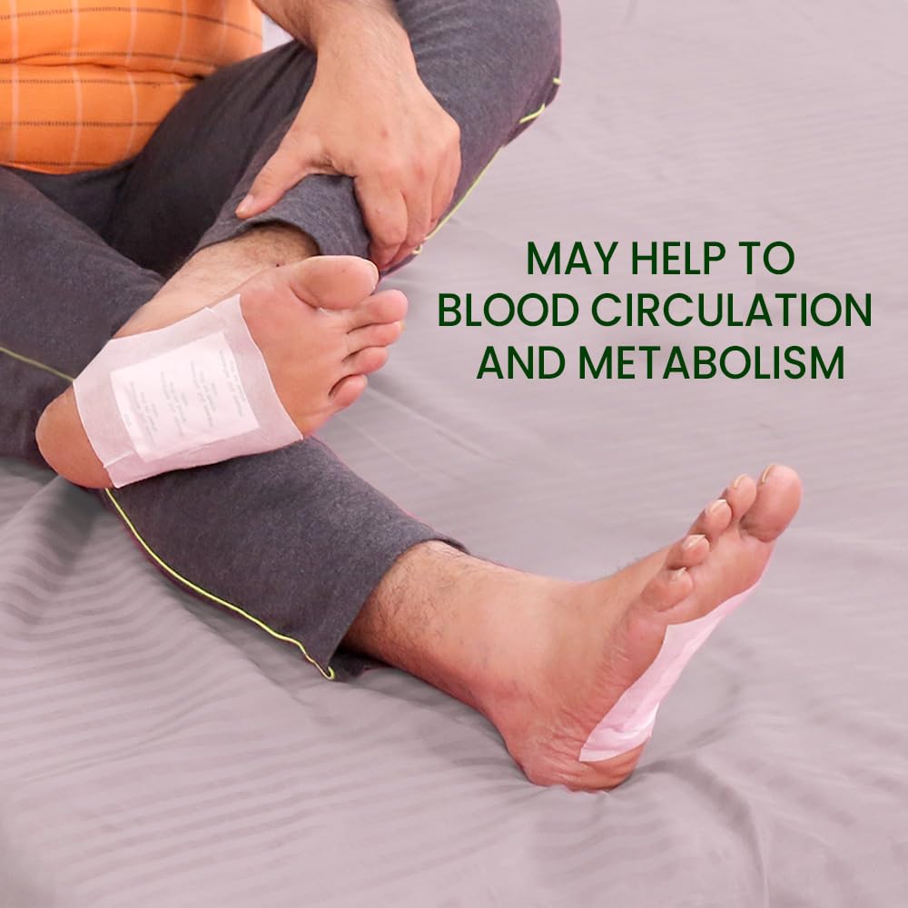 Detox Foot Patches (Pack of 20) | Deep Cleansing Foot Patch | Stress Relief & Better Sleep