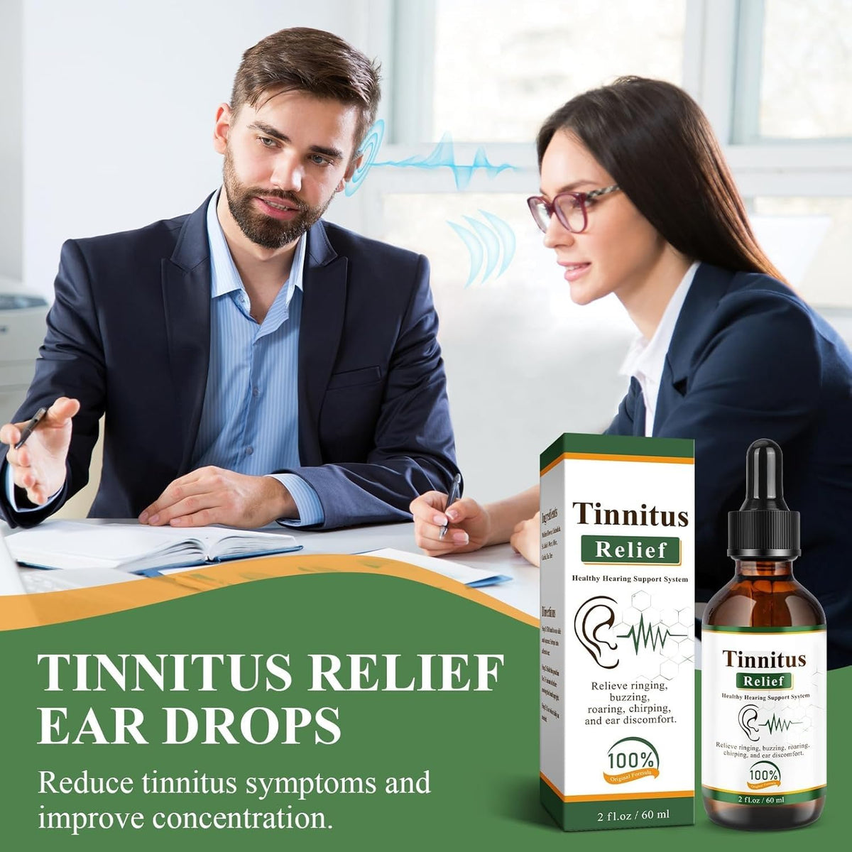 Tinnitus Relief Drops (کان کےتمام مسائل کےلیے) || Grand Sale
