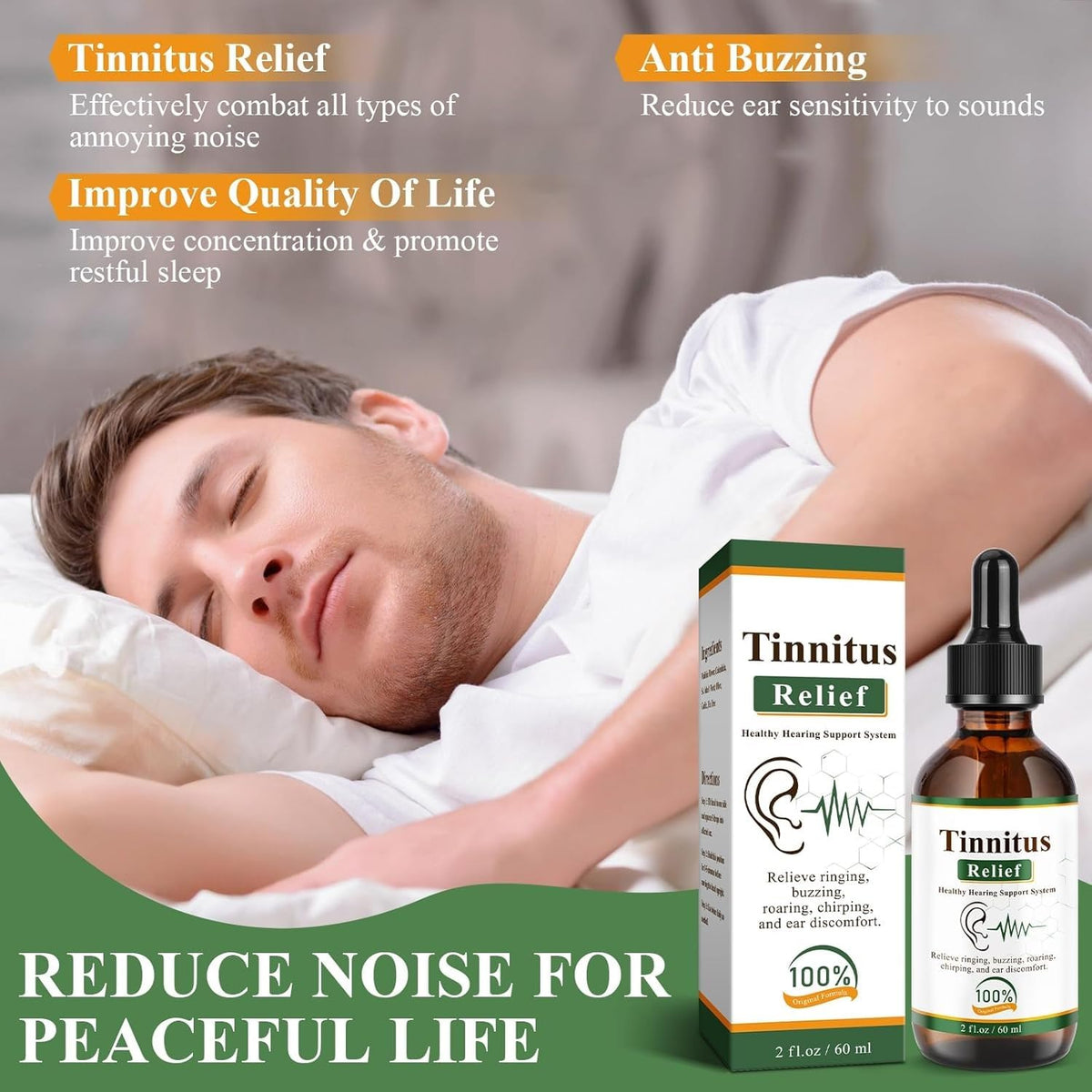 Tinnitus Relief Drops (کان کےتمام مسائل کےلیے) || Grand Sale