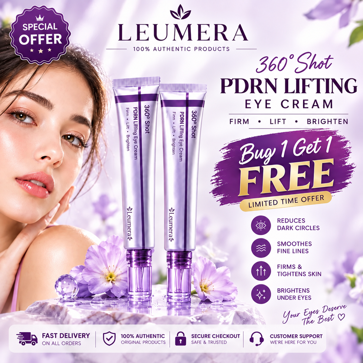 360 PDRN Shot Cream | Buy 1 Get 1 FREE