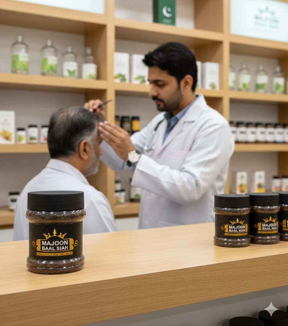 Majoon Baal Siah – Pure Herbal Formula for Strong, Black & Healthy Hair